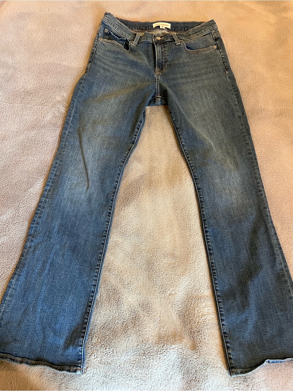 Lucky Brand Women’s Blue Medium Wash Bootcut Denim Jeans 5-Pocket Stretch 8/29